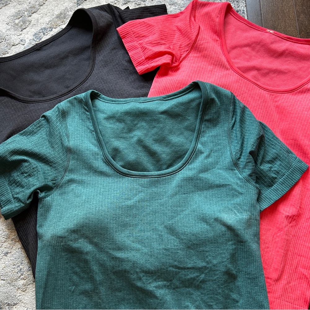 Lululemon - Ebb to Street Short Sleeve Shirts (3 Items!)